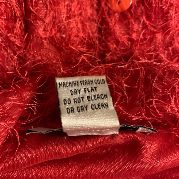 NWOT LIZ & ME WOMEN'S PLUS SIZE 3X JACKET TOP EYE LASH FUZZY CORAL BOHO HOLIDAY - Picture 11 of 13